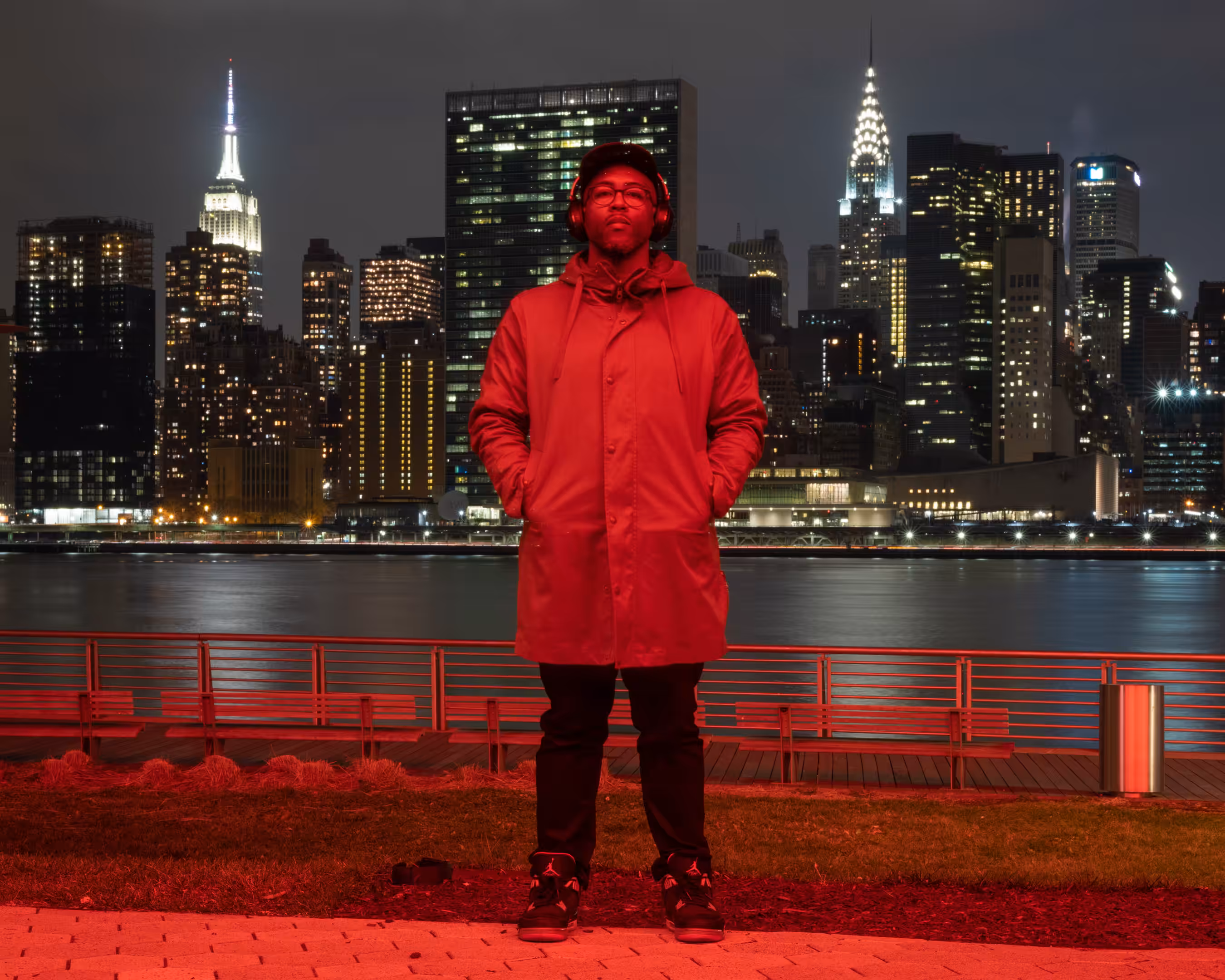 Self-portrait, Long Island City, New York