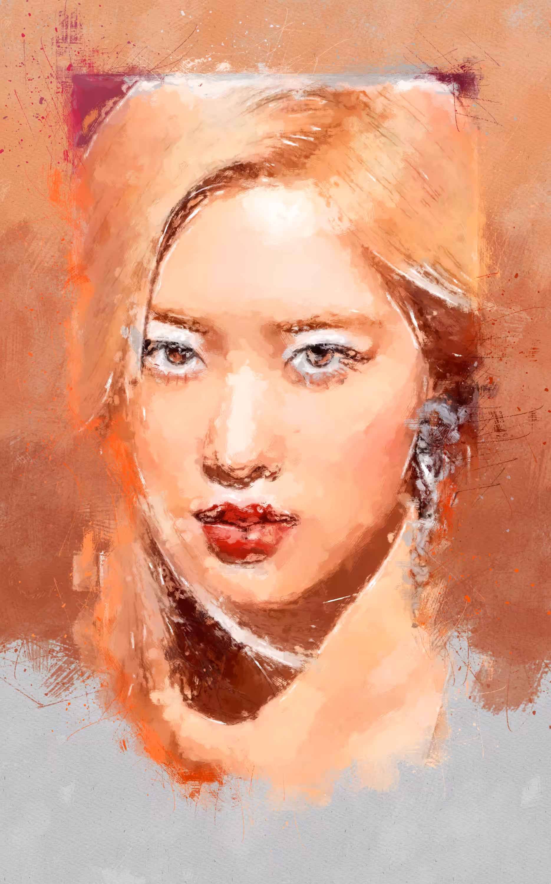 Portrait of a Korean girl