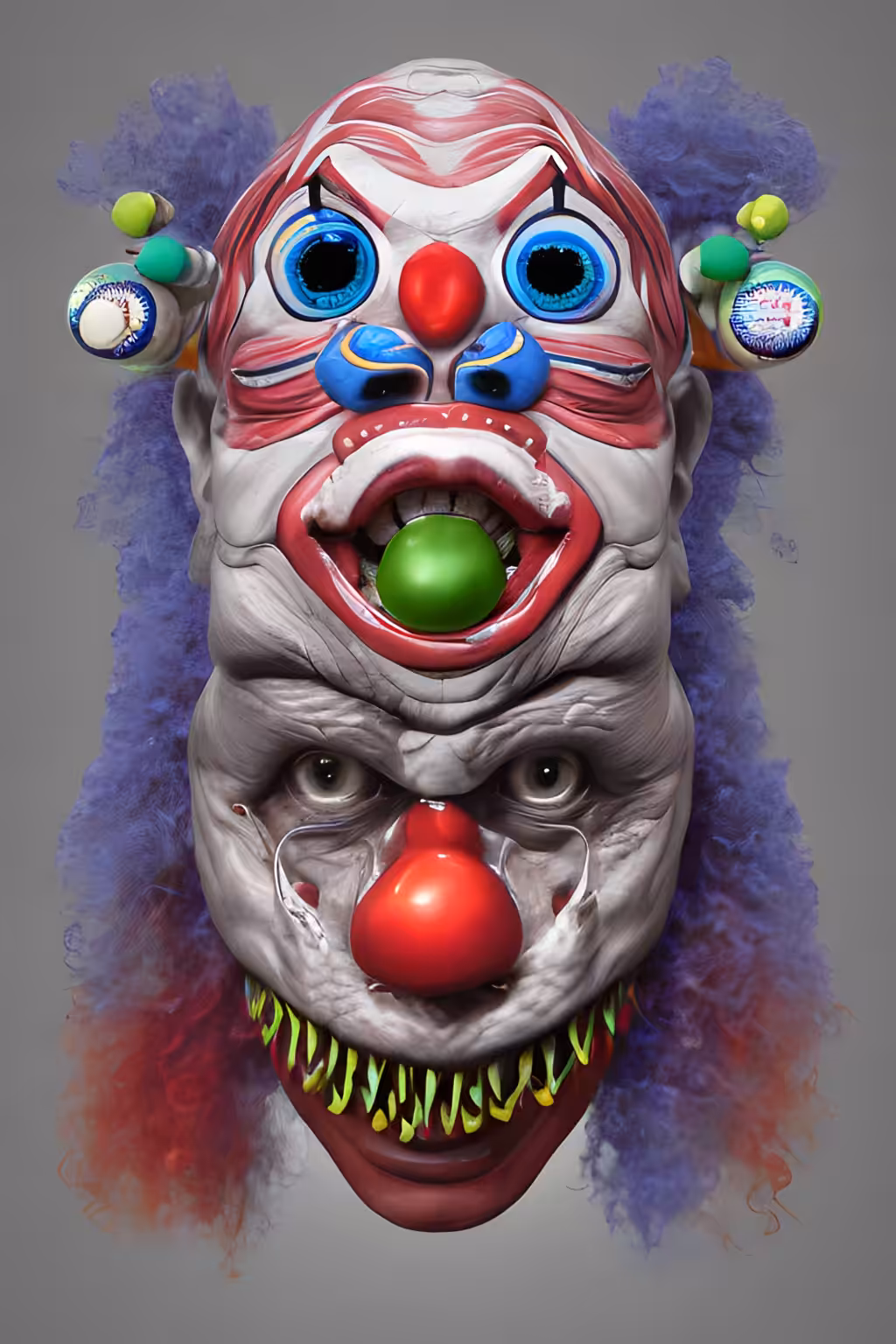 Distorted Faces: Distorted Face #46