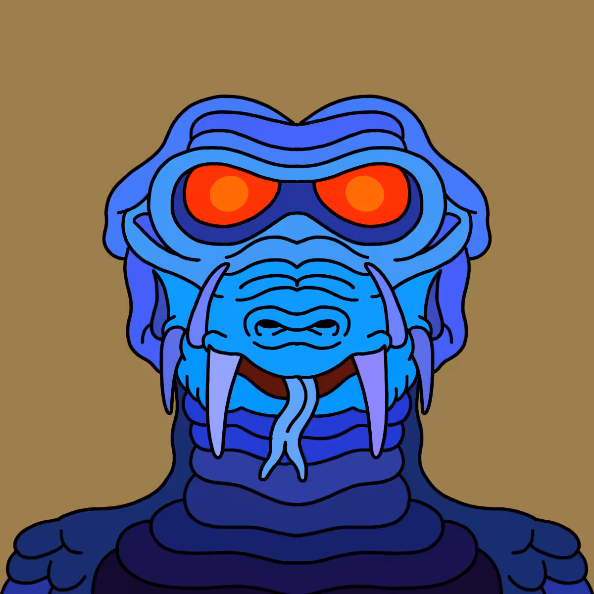 Hedz: |Hedz| Blue Gator Glow Eyez