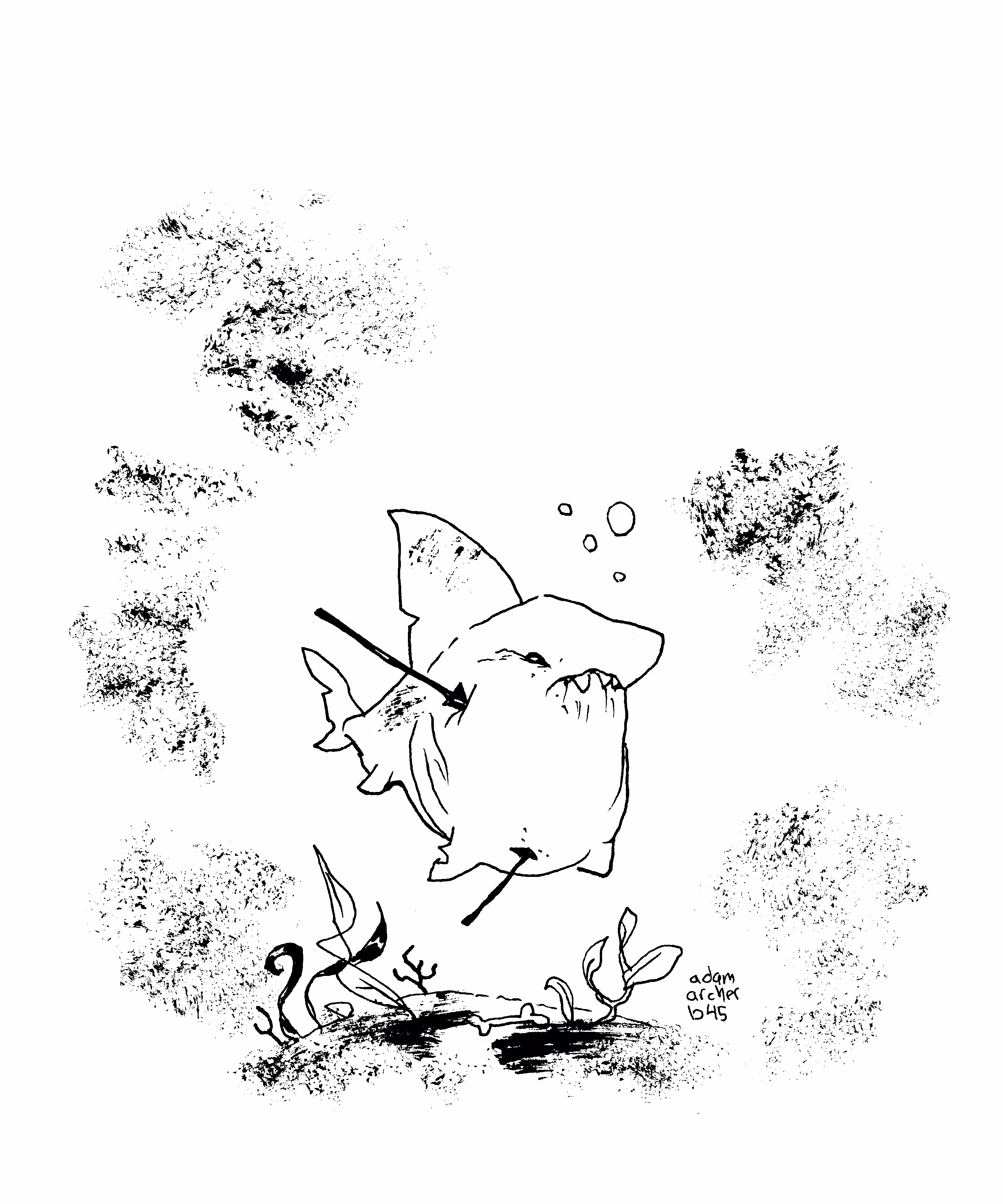 adam archer's doodles: black series 045