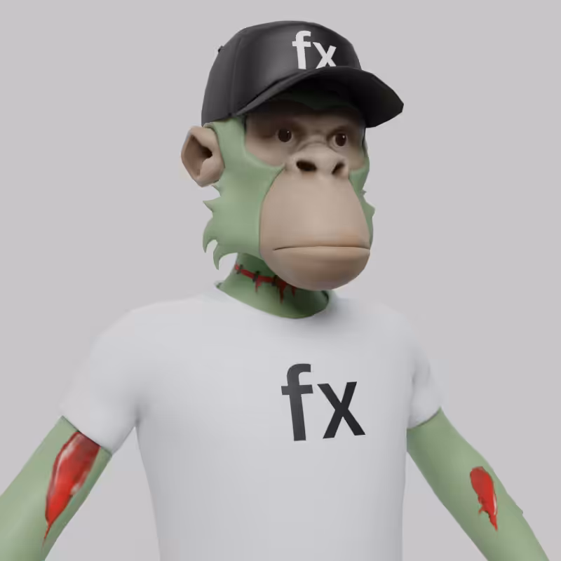 fxApe 3d- zombie