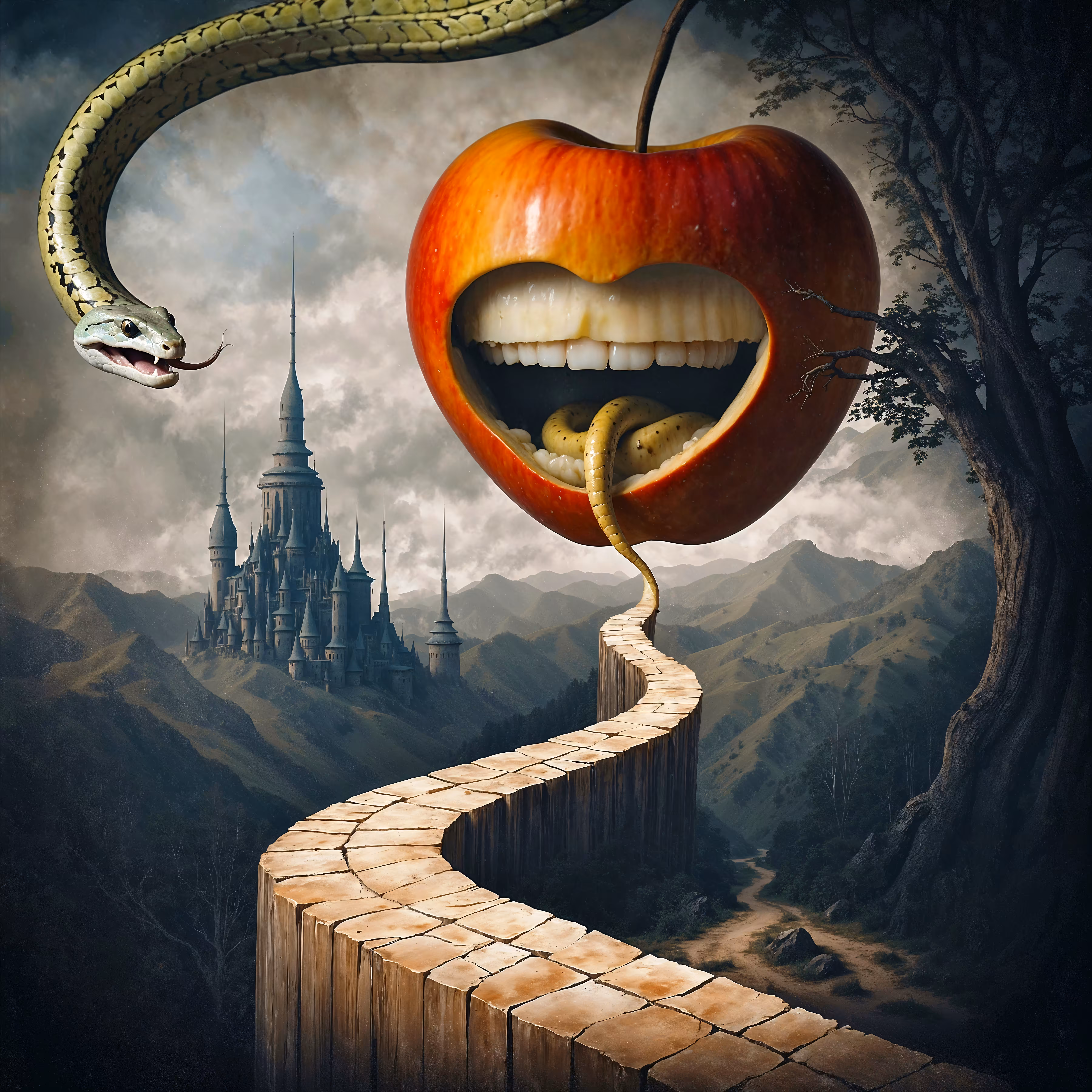 Unmixed Surreal: Who Tastes Who 🍎
