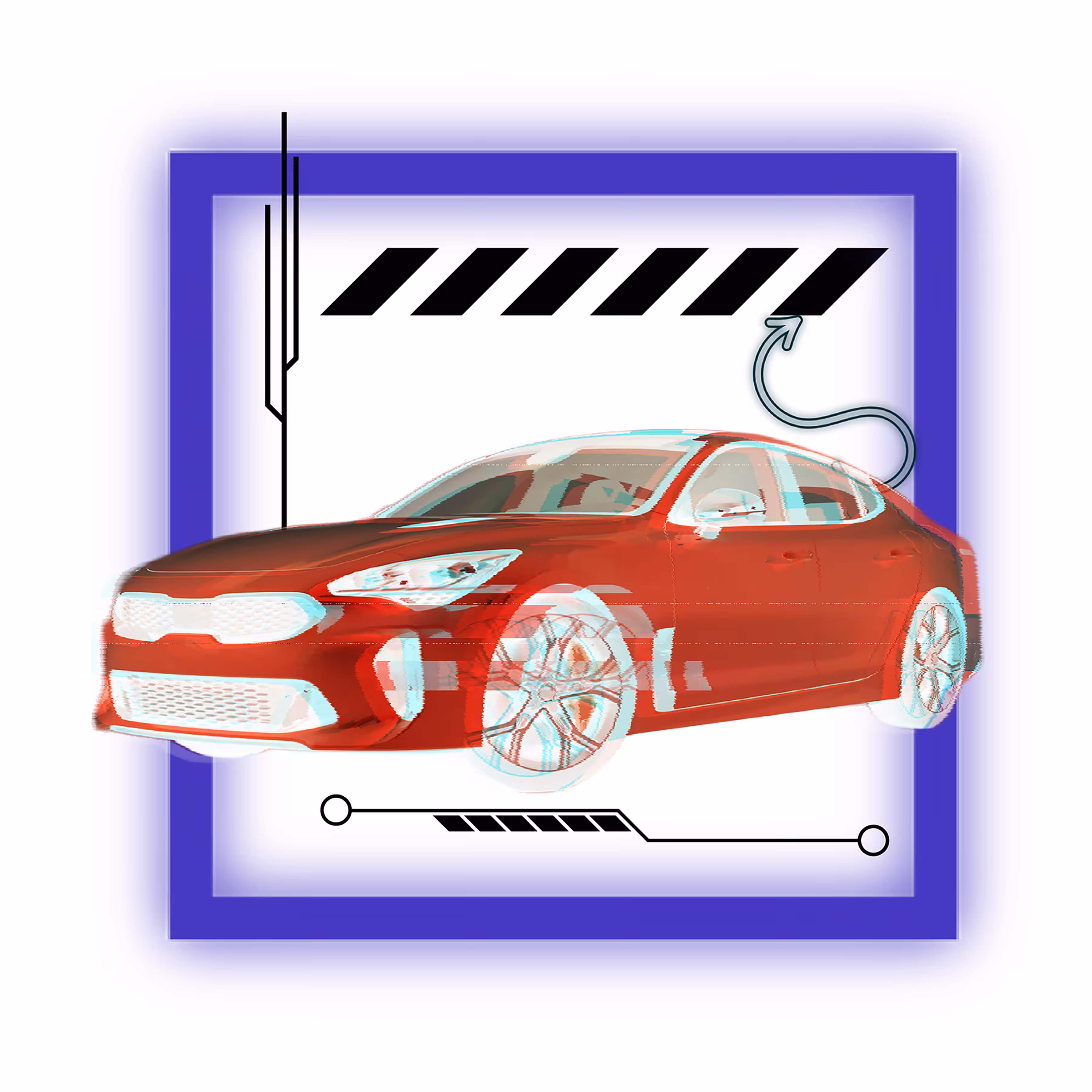 Stories About the Blue Car: Red Shift: Glitch in Motion