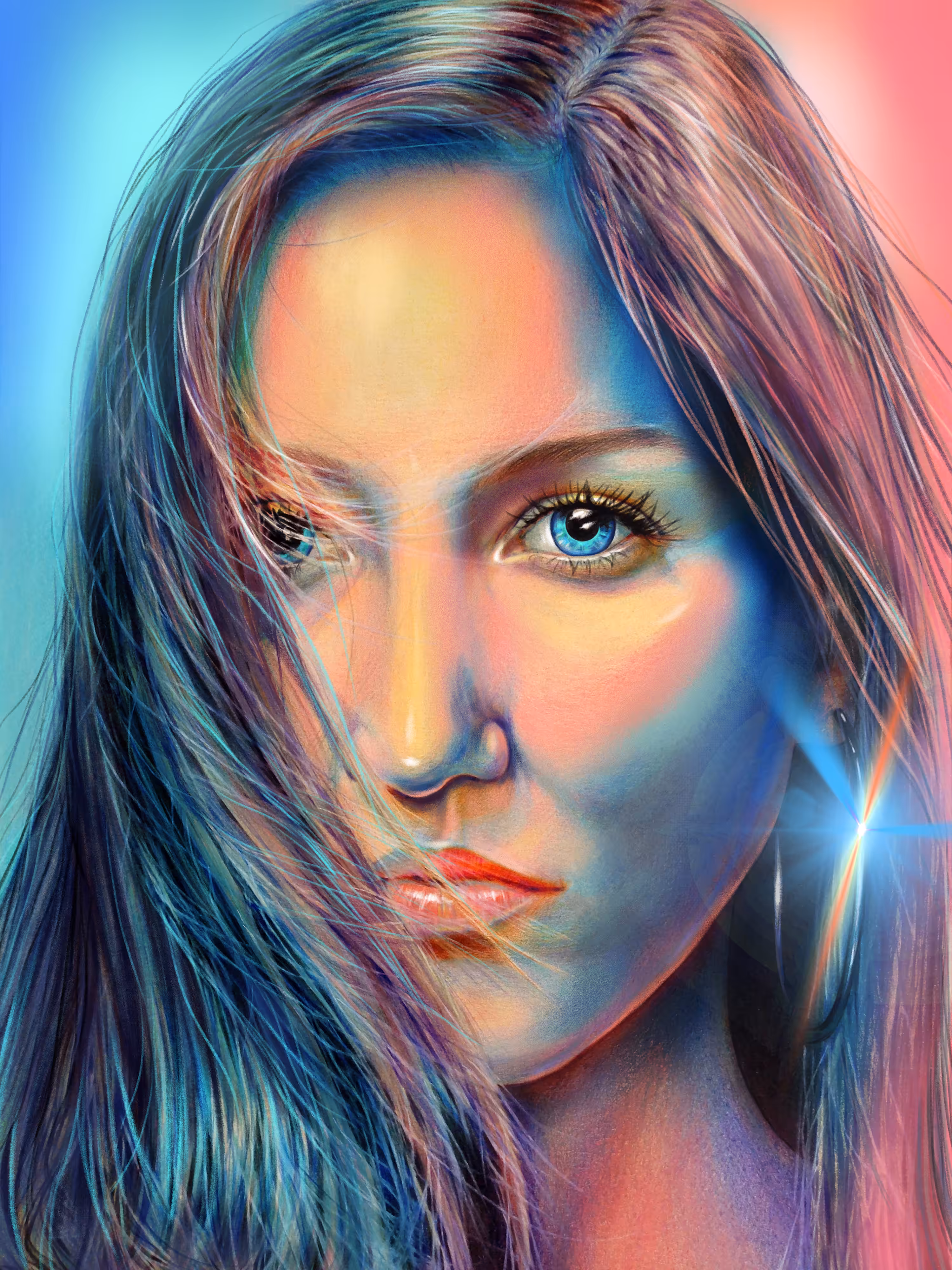 I wonder if I could be a painting